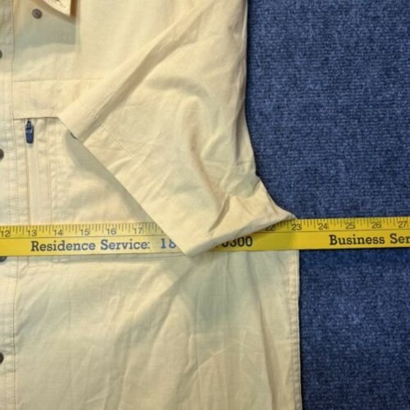 Coleman Short Sleeve Adventure Stretch Outdoor Shirt Sunlight Sz Large - Picture 7 of 8